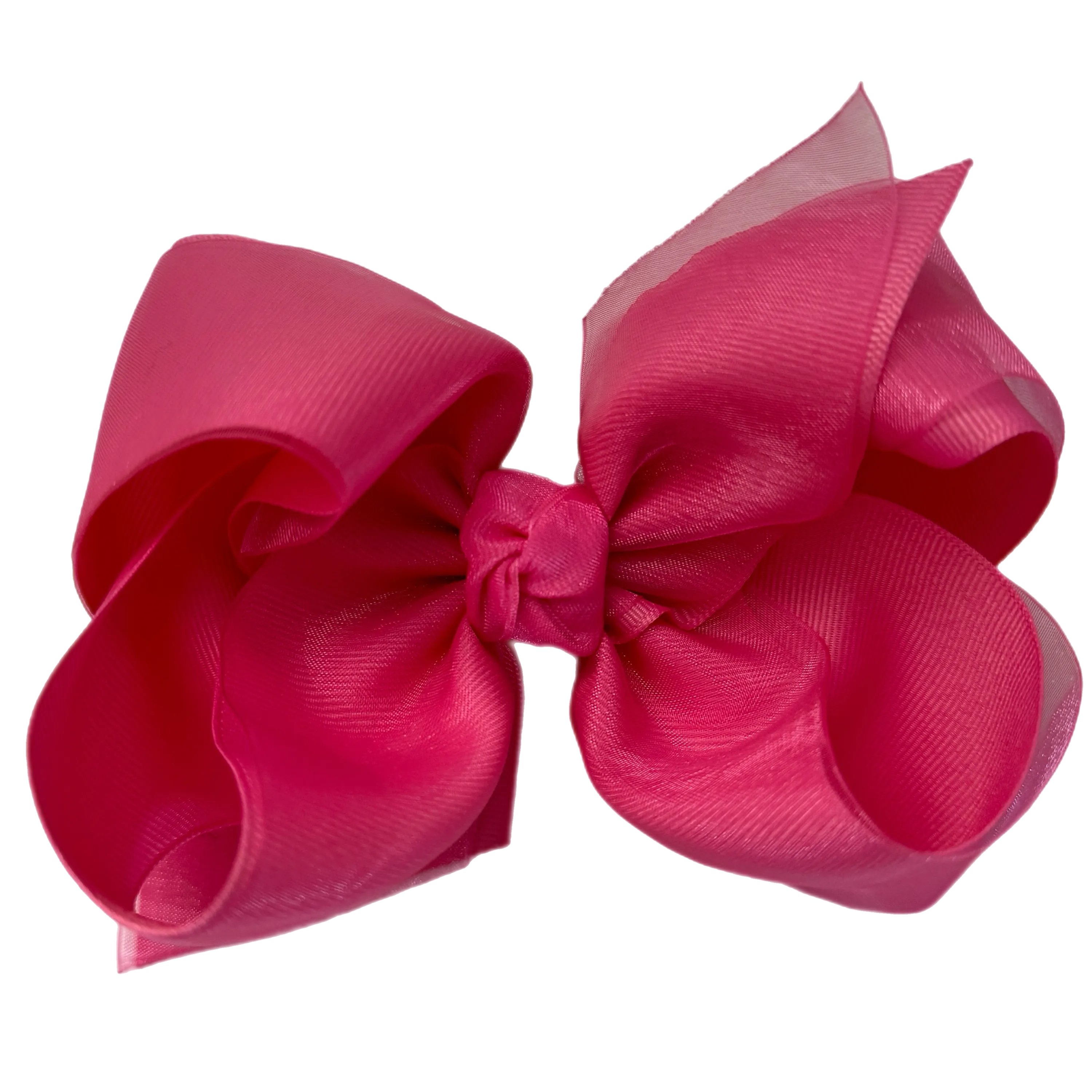 Barbie Layered Organza/Grosgrain Bow