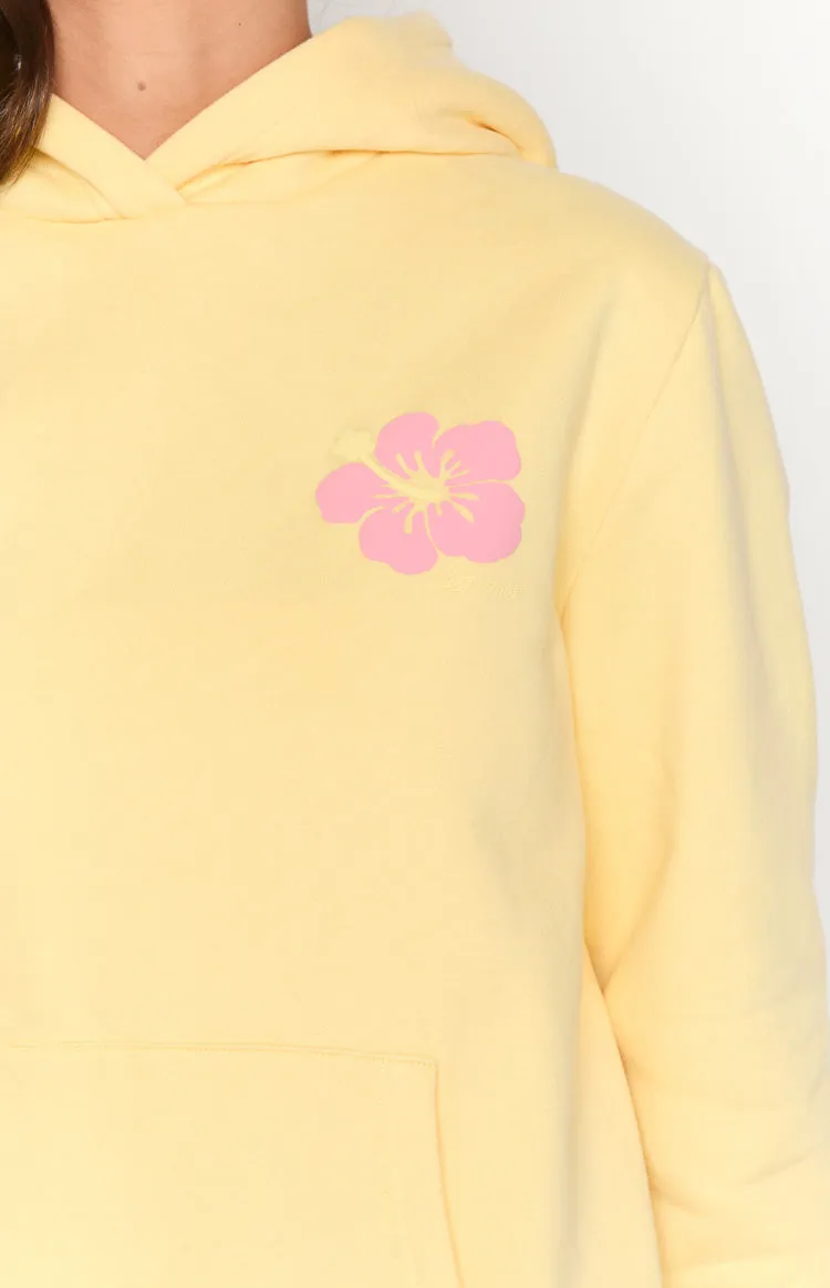 Beginning Yellow Hibiscus Hoodie