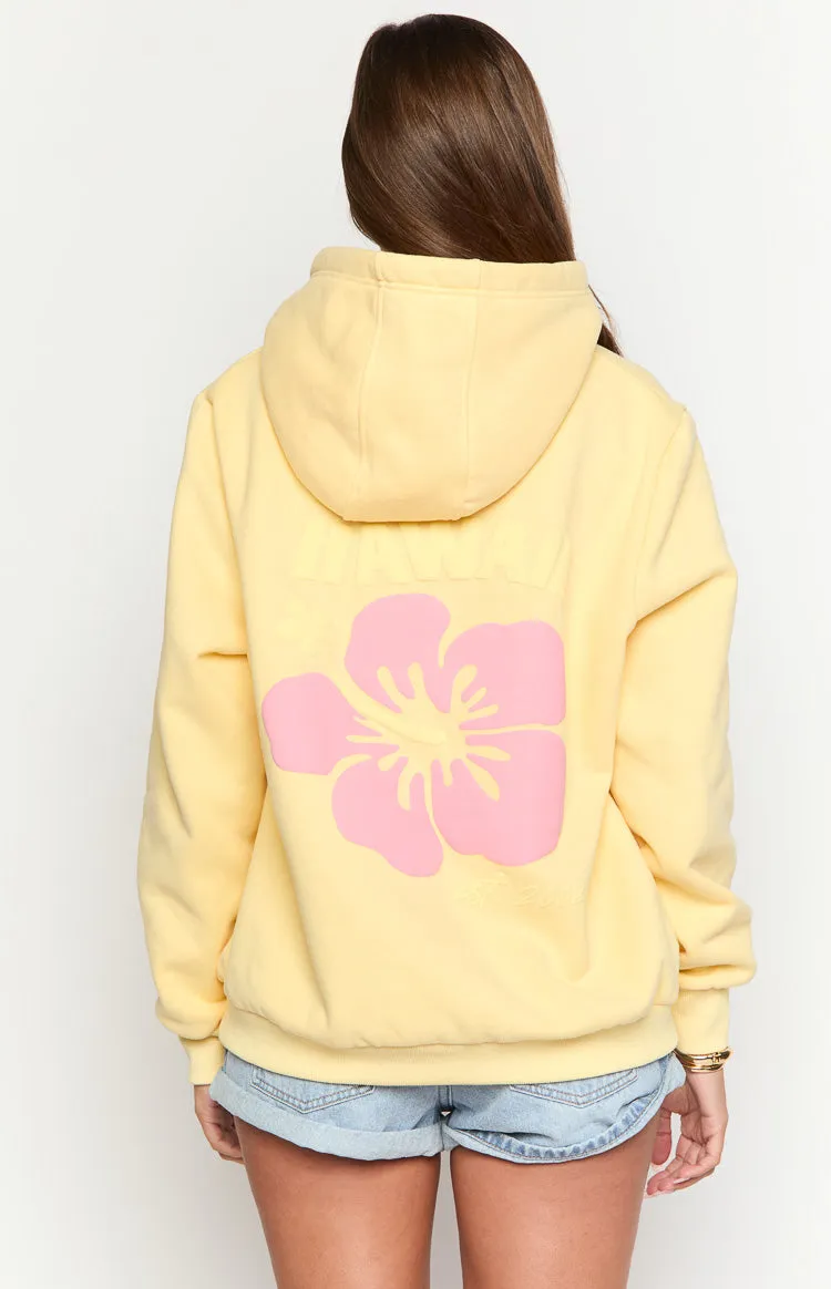 Beginning Yellow Hibiscus Hoodie