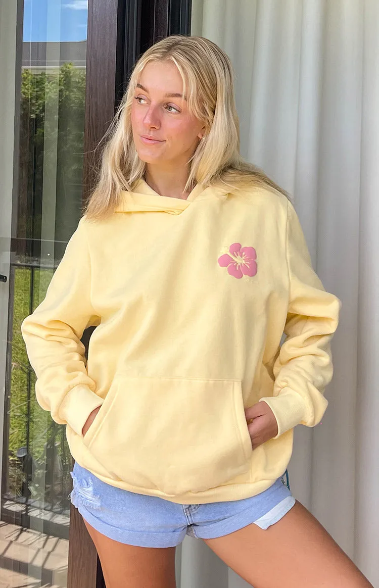 Beginning Yellow Hibiscus Hoodie