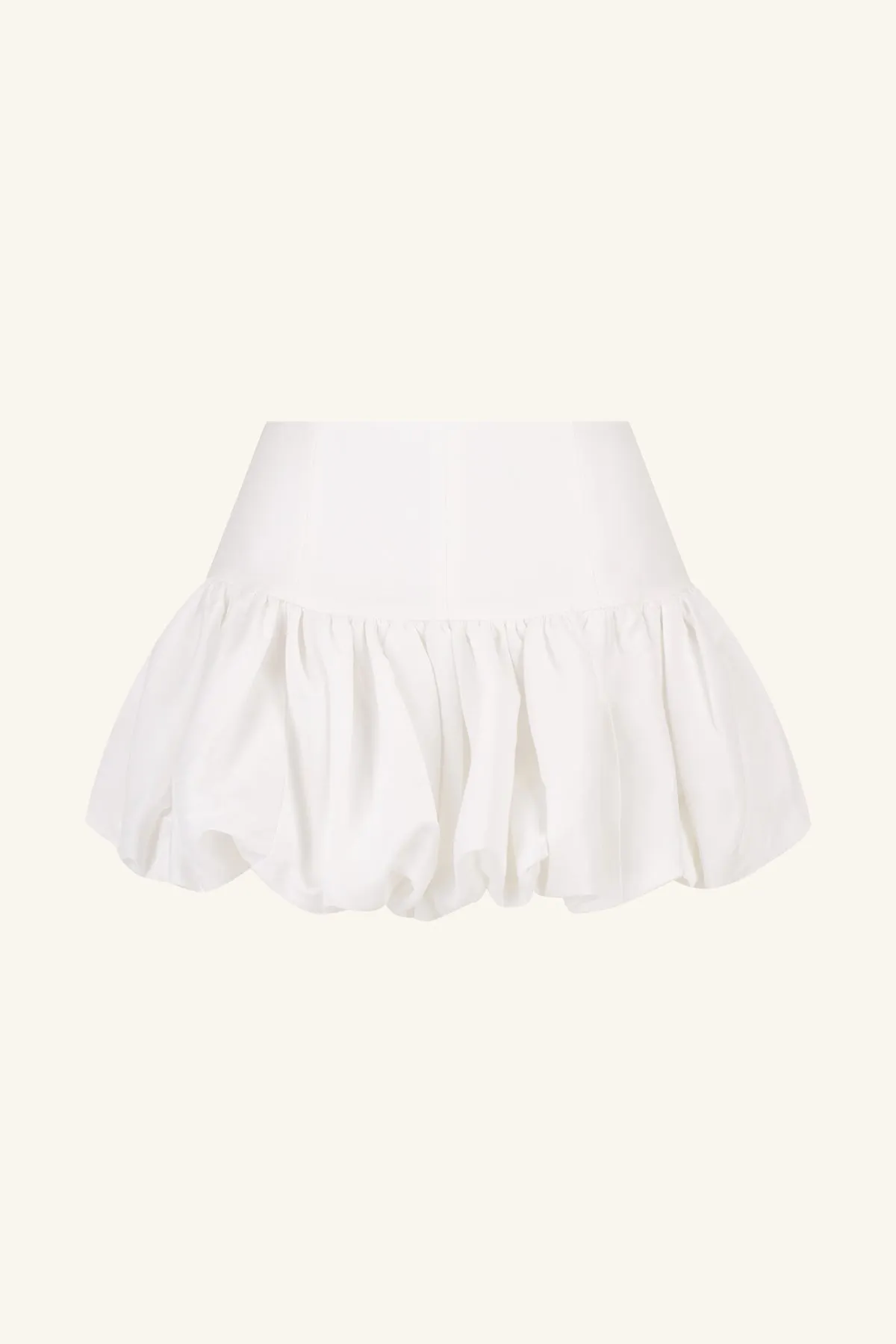 BLANC BUBBLE MINI SKIRT - IVORY