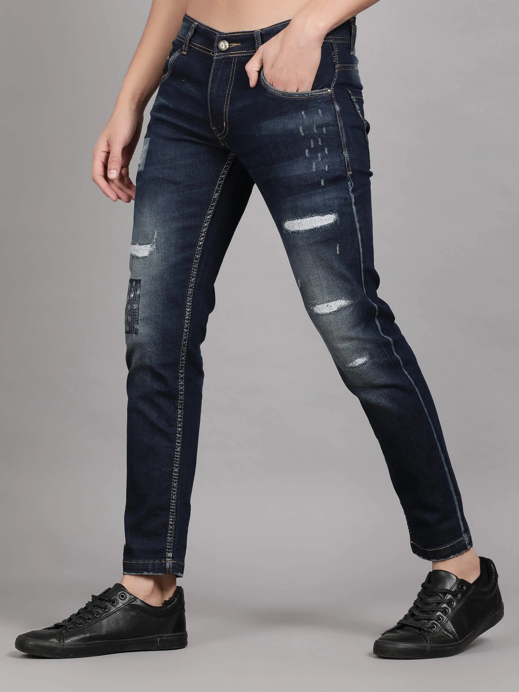 Blue Denim Jeans for Men (GBDNM5008)