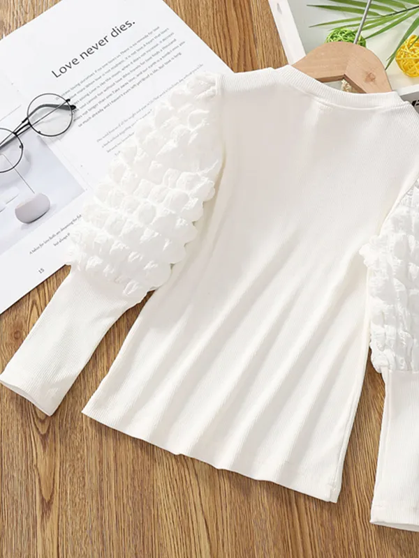 Boho Bubble Sleeve Top