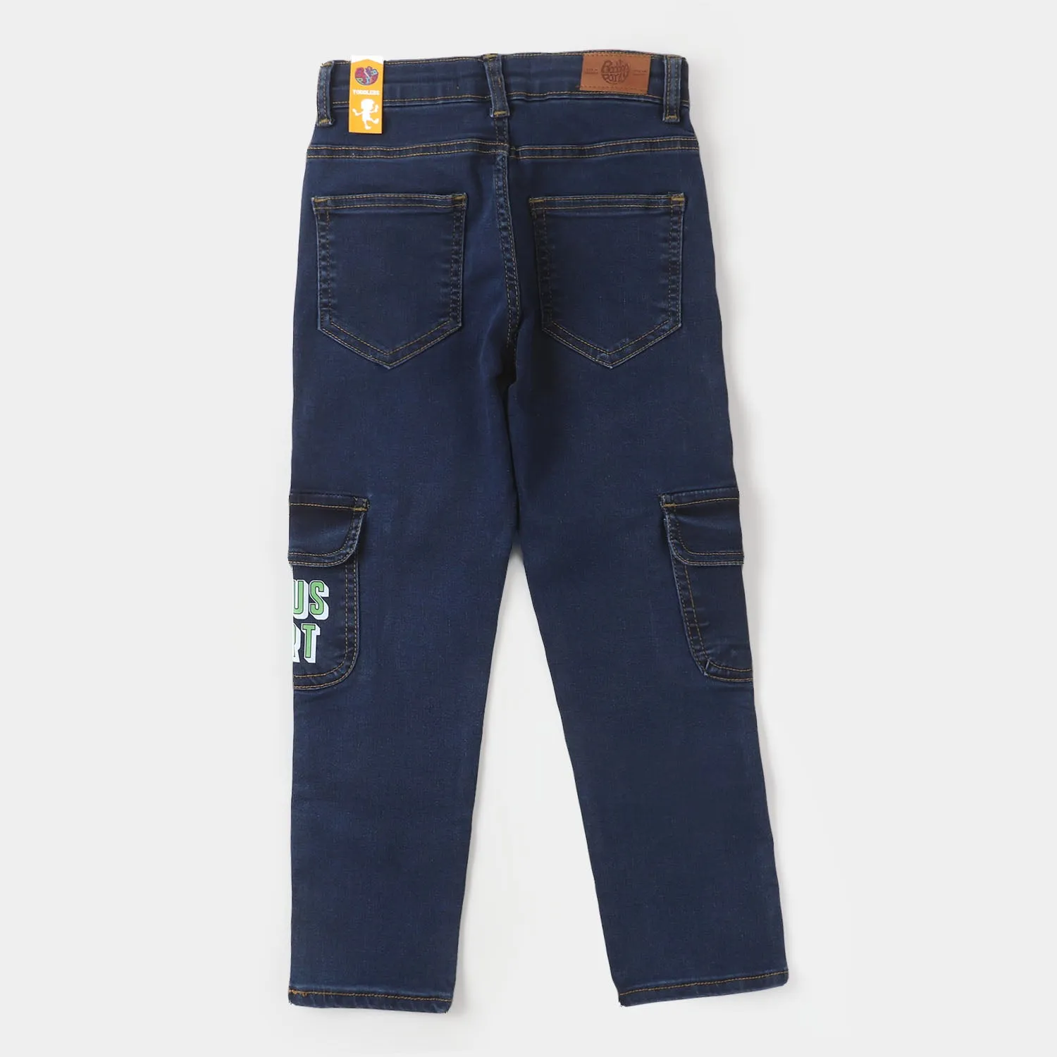 Boys Denim Pant Genius Alert - Mid Blue