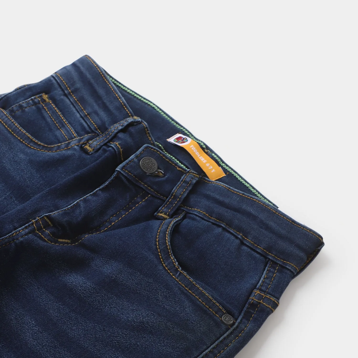 Boys Denim Pant Genius Alert - Mid Blue