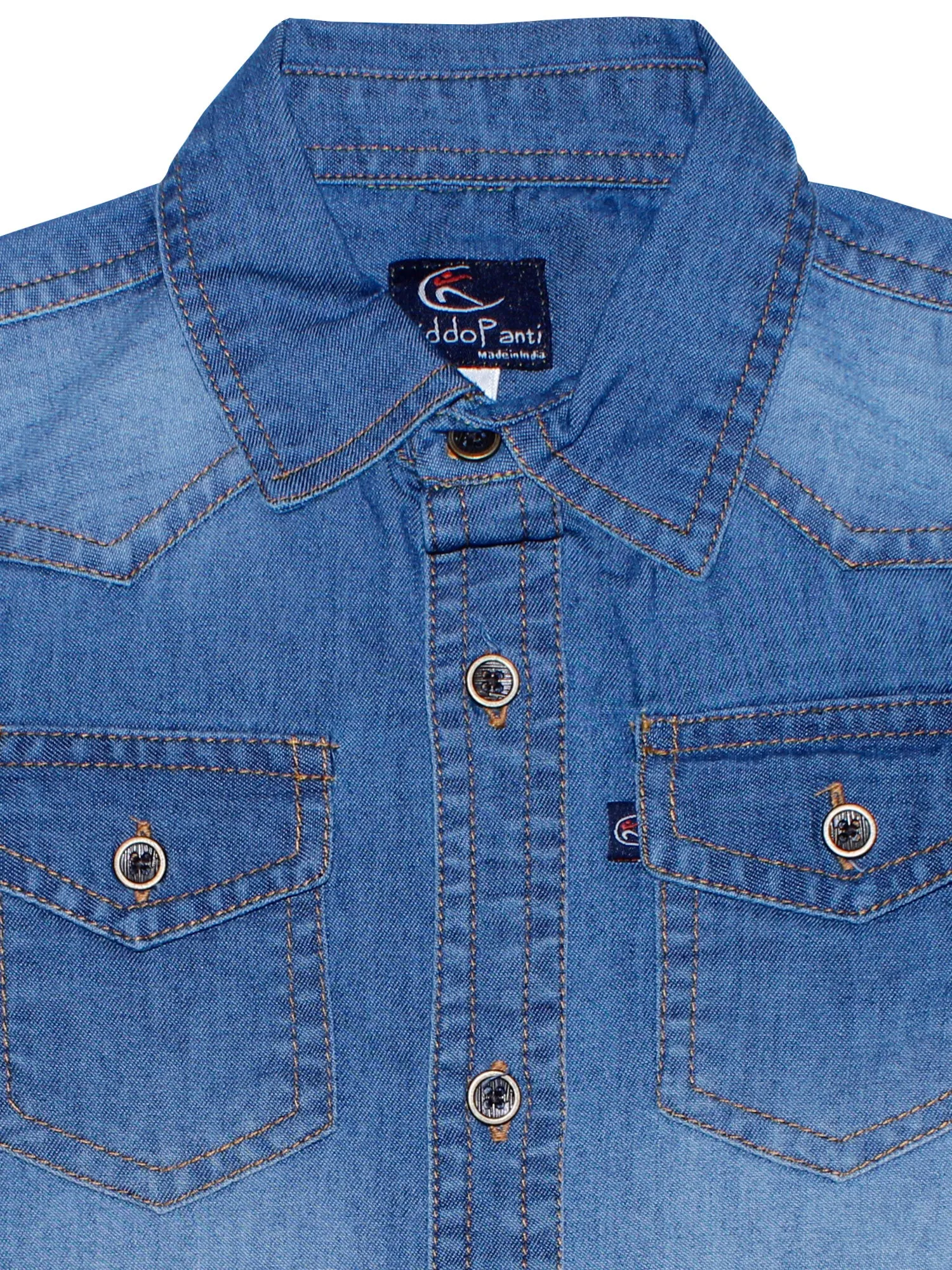 Boys Full Sleeves Denim Shirt