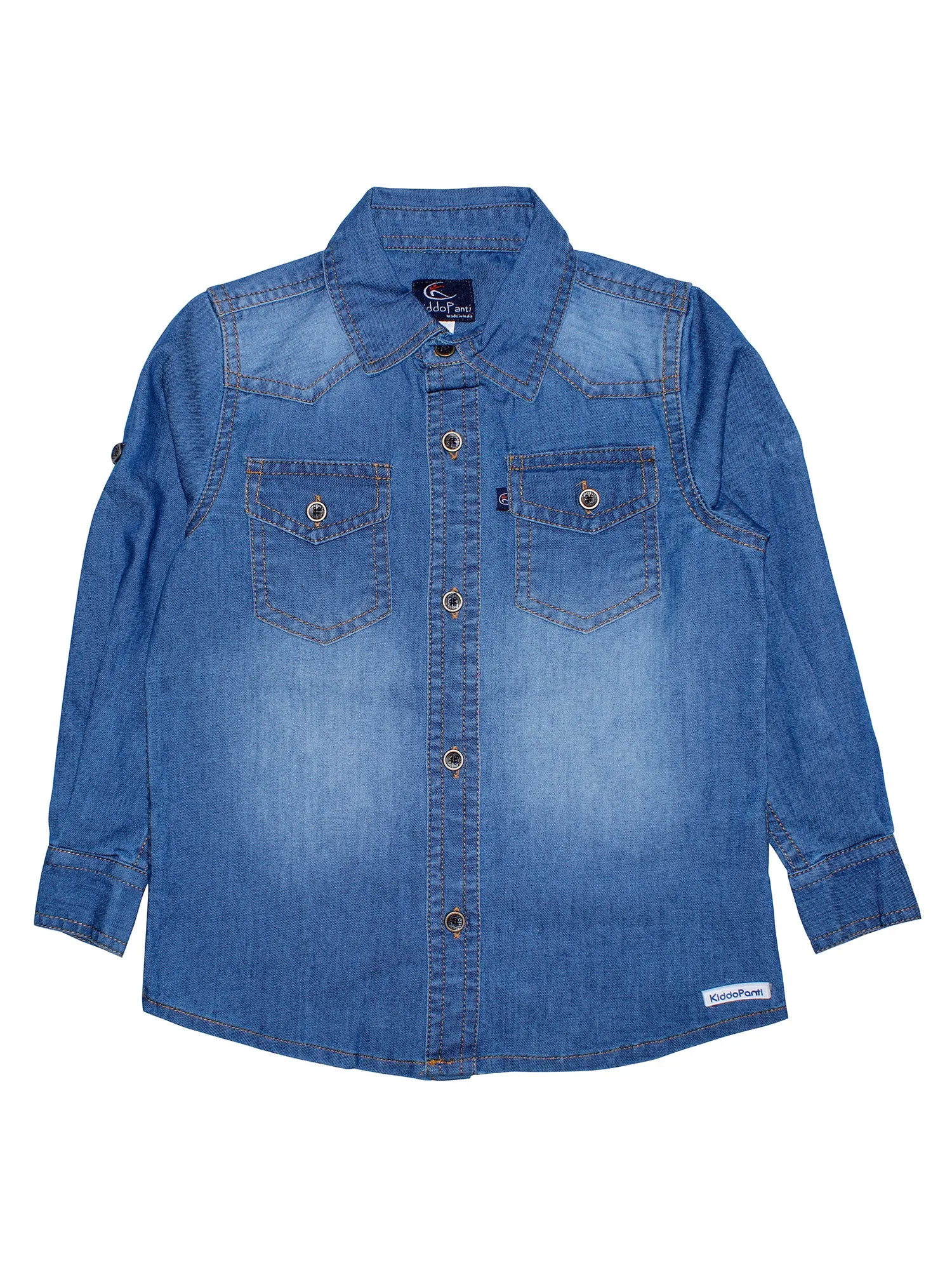 Boys Full Sleeves Denim Shirt