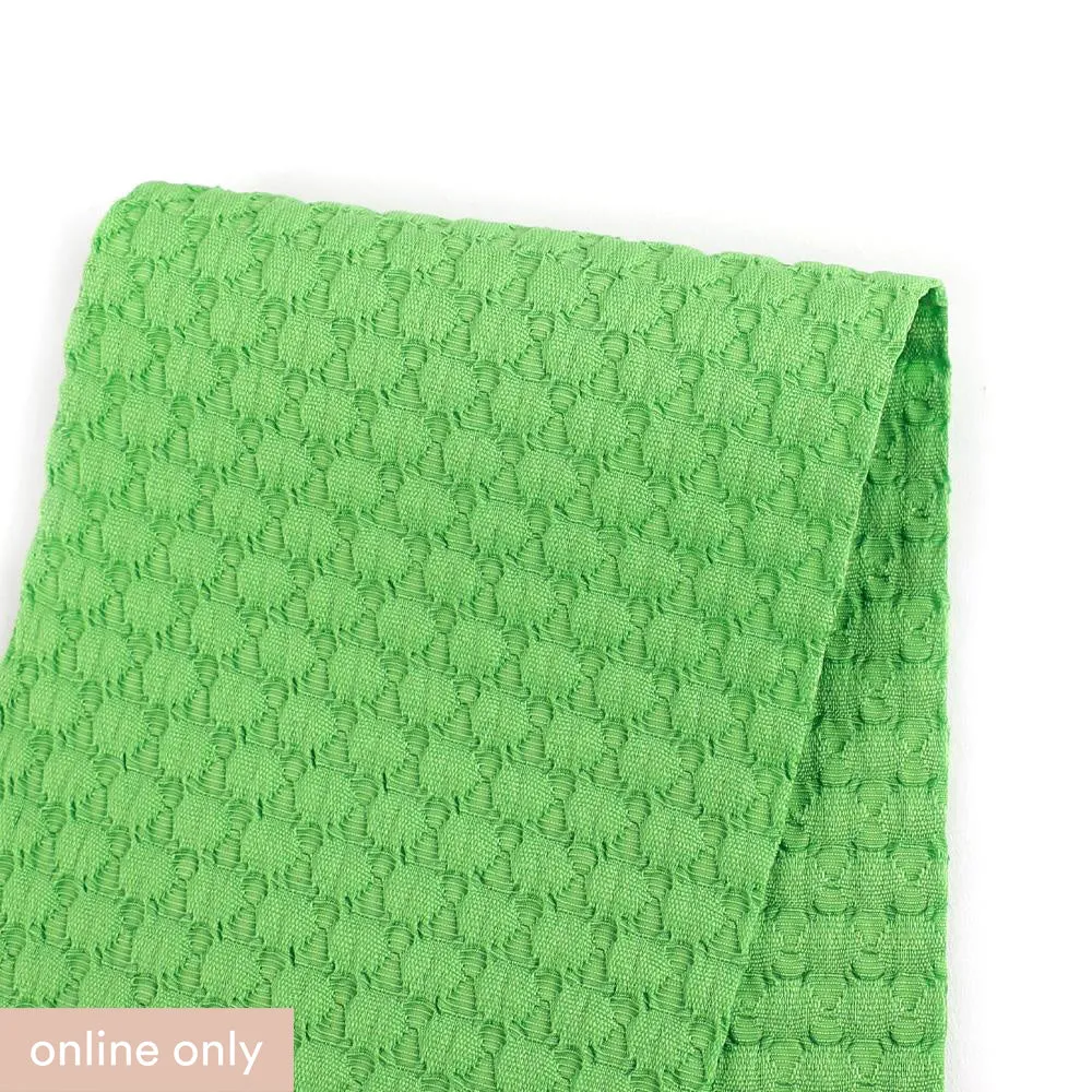 Bubble Jacquard - Lime