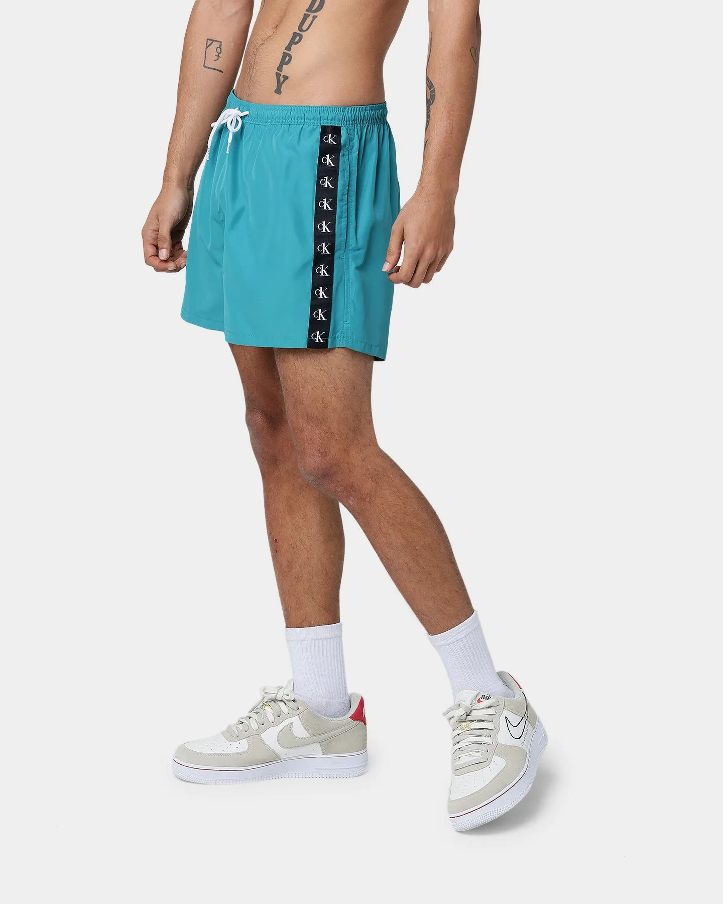 Calvin Klein Short Drawstring Swim Shorts Seans Teal