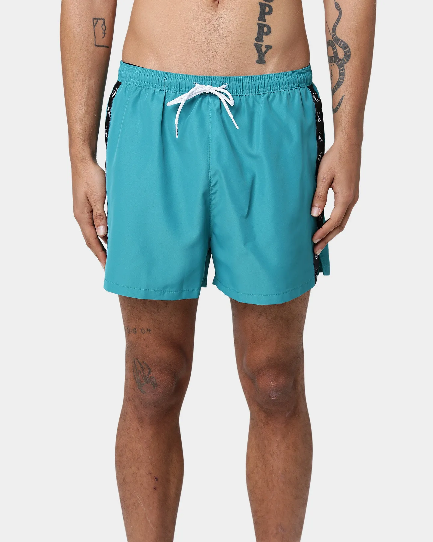 Calvin Klein Short Drawstring Swim Shorts Seans Teal