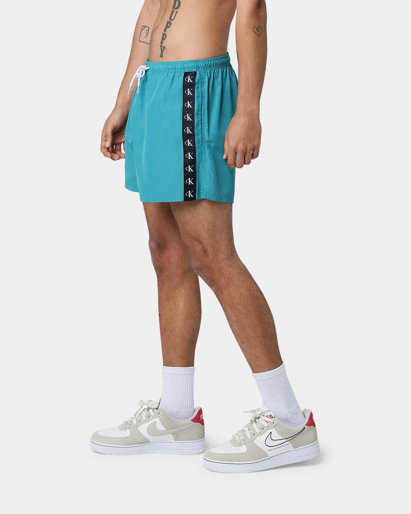 Calvin Klein Short Drawstring Swim Shorts Seans Teal