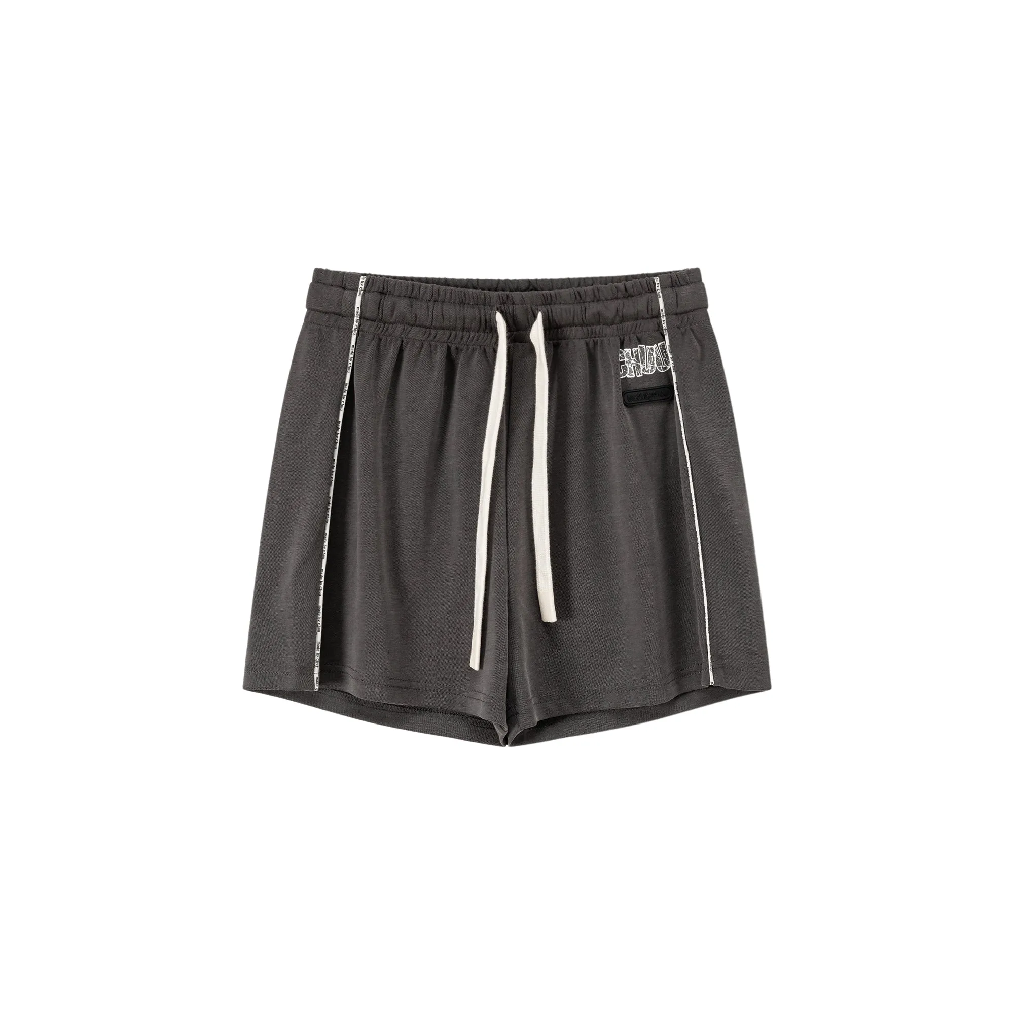 Drawstring Elastic Waist Banded Shorts