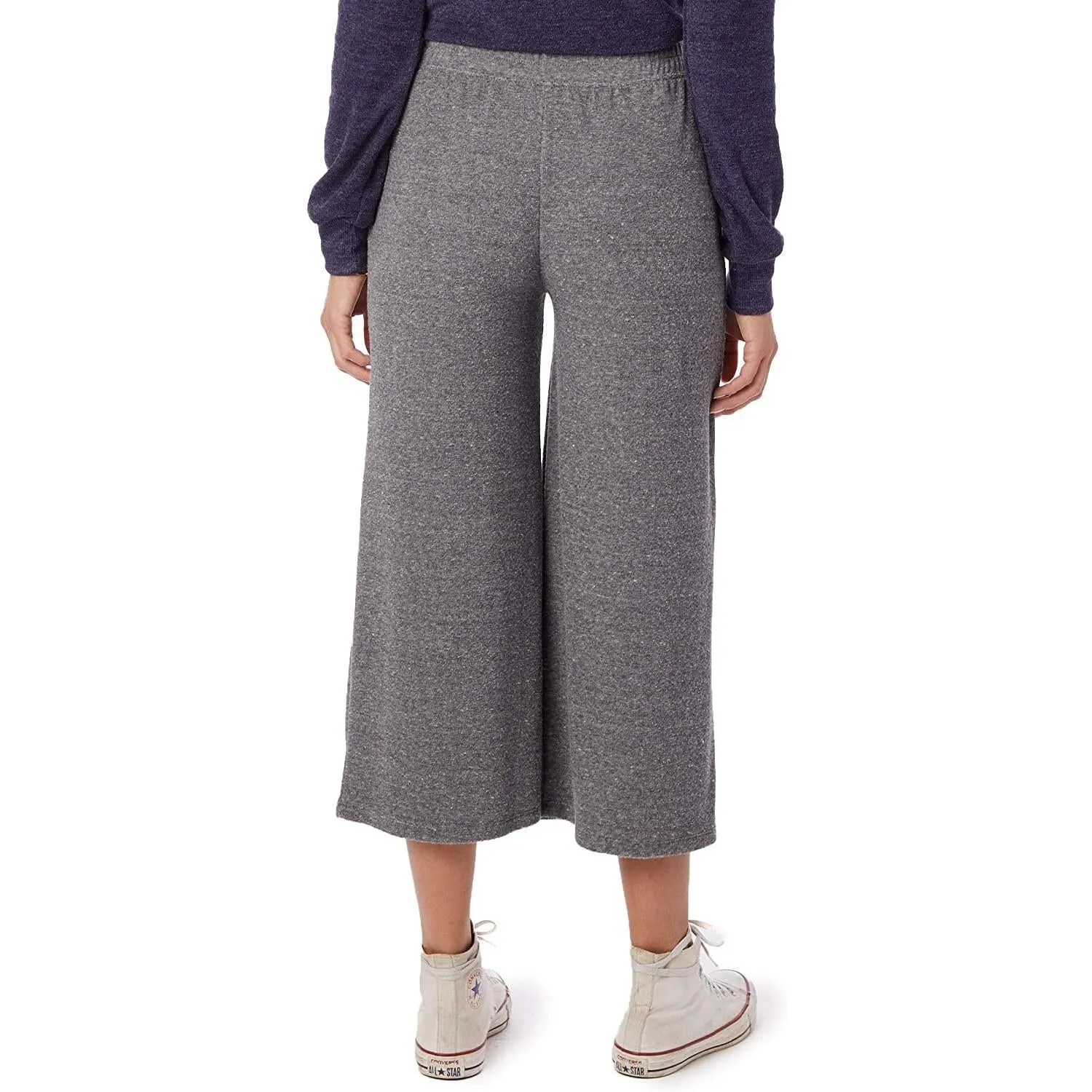 Eco-Toweling Cropped Culottes (Grey)