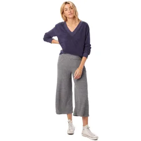 Eco-Toweling Cropped Culottes (Grey)