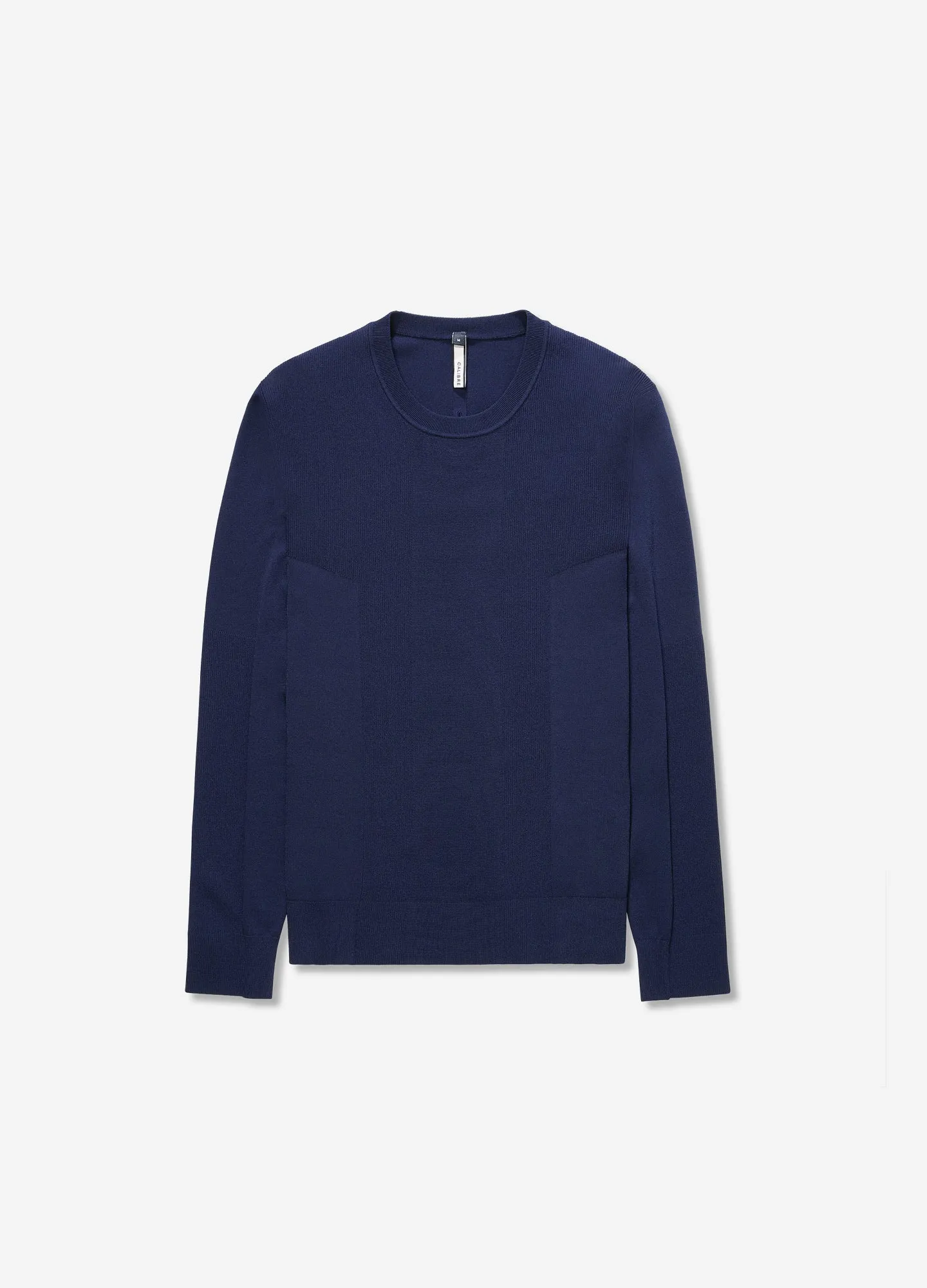 Engineered Tech Knit Crew Sweater Dark Blue