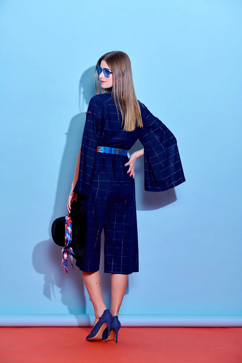 【EXPLORER】Indigo Culottes (紅白藍)