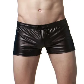 Faux Leather Shorts