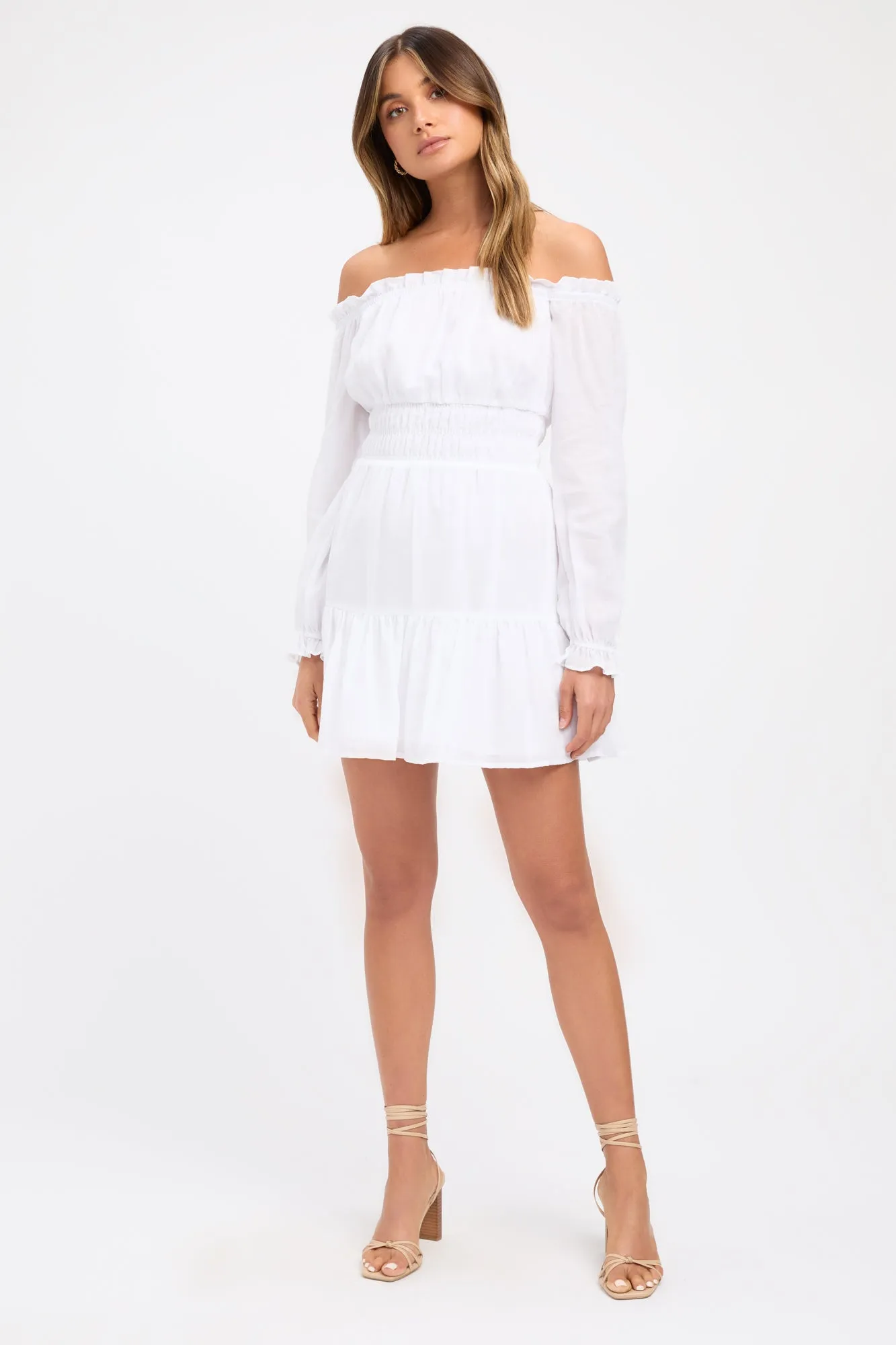 Georgette Off Shoulder Dress