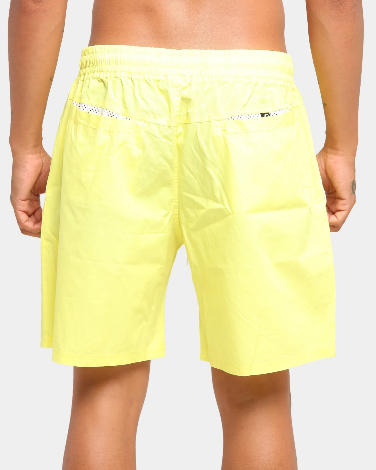 Grand Scheme Wobbly Swim Shorts Yellow