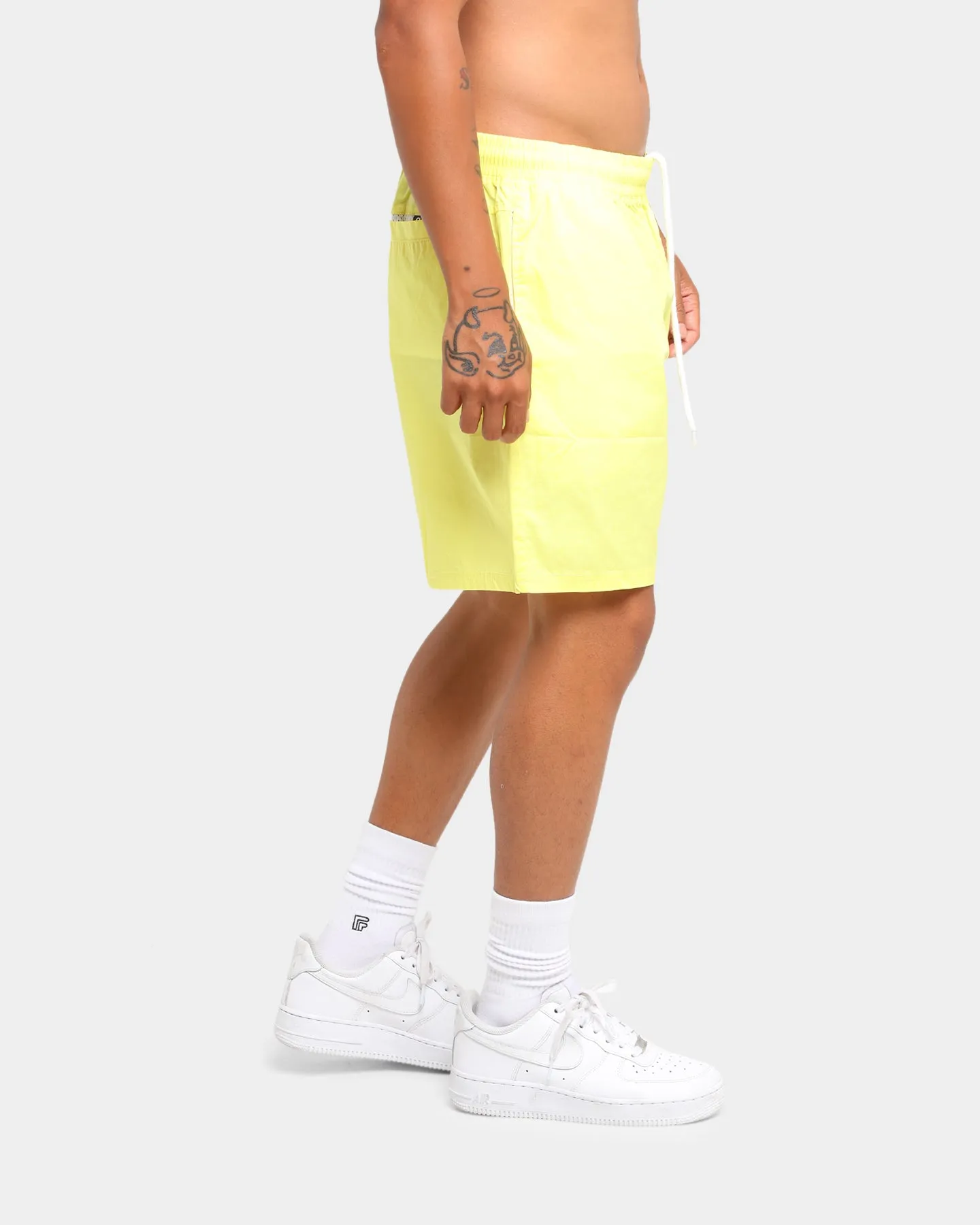 Grand Scheme Wobbly Swim Shorts Yellow