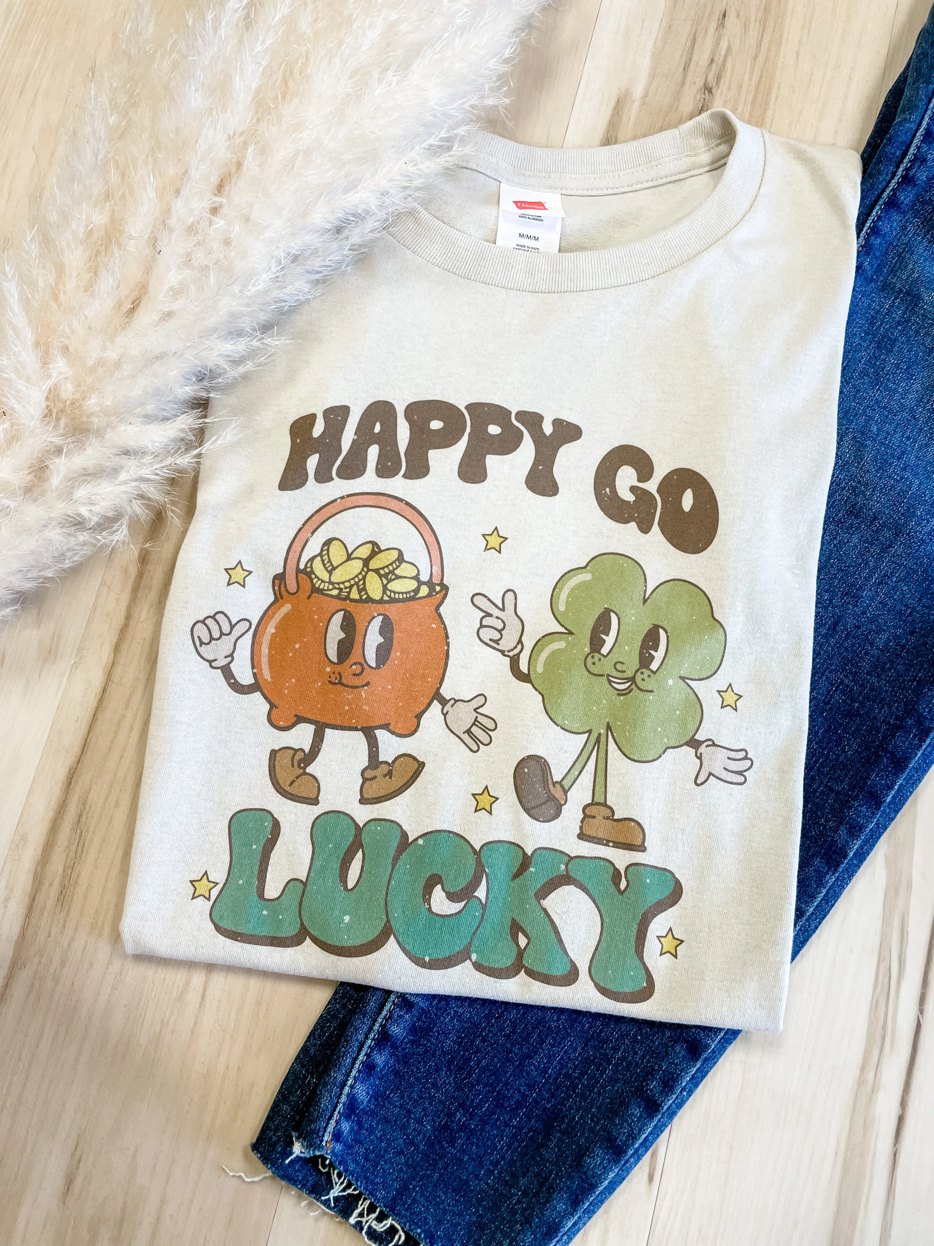 Happy Go Lucky Graphic Tee