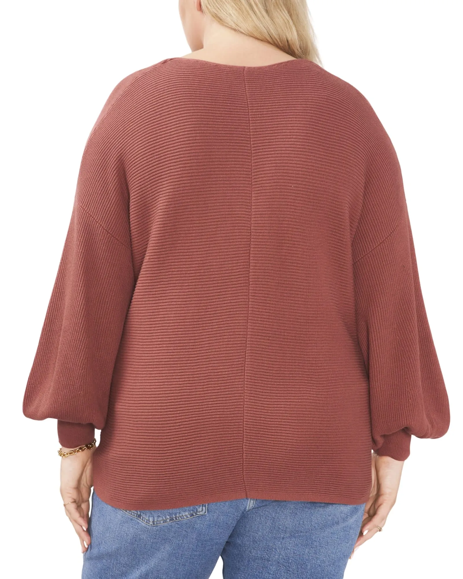 Harlow Bubble Sleeve Sweater | TERRA EARTH