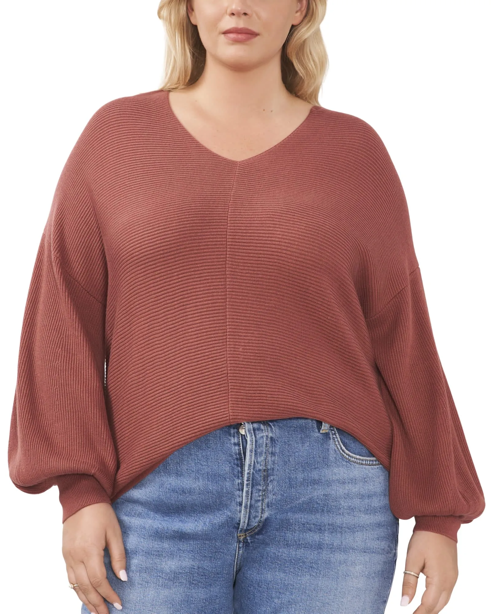 Harlow Bubble Sleeve Sweater | TERRA EARTH