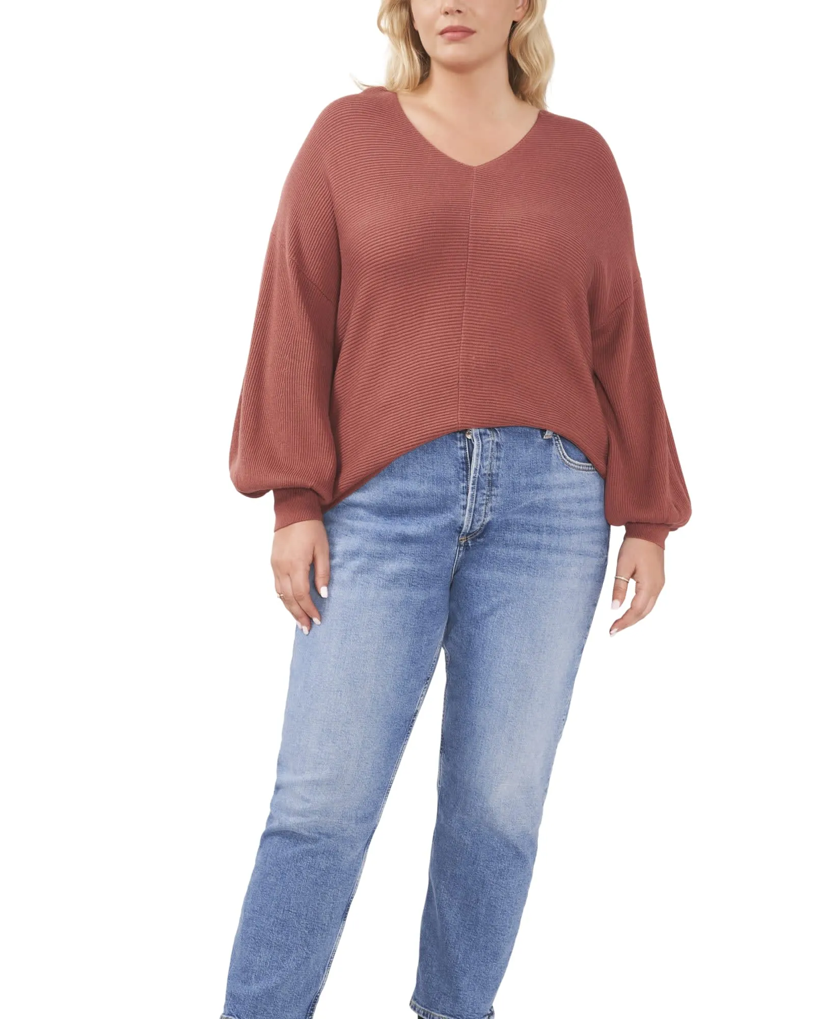 Harlow Bubble Sleeve Sweater | TERRA EARTH