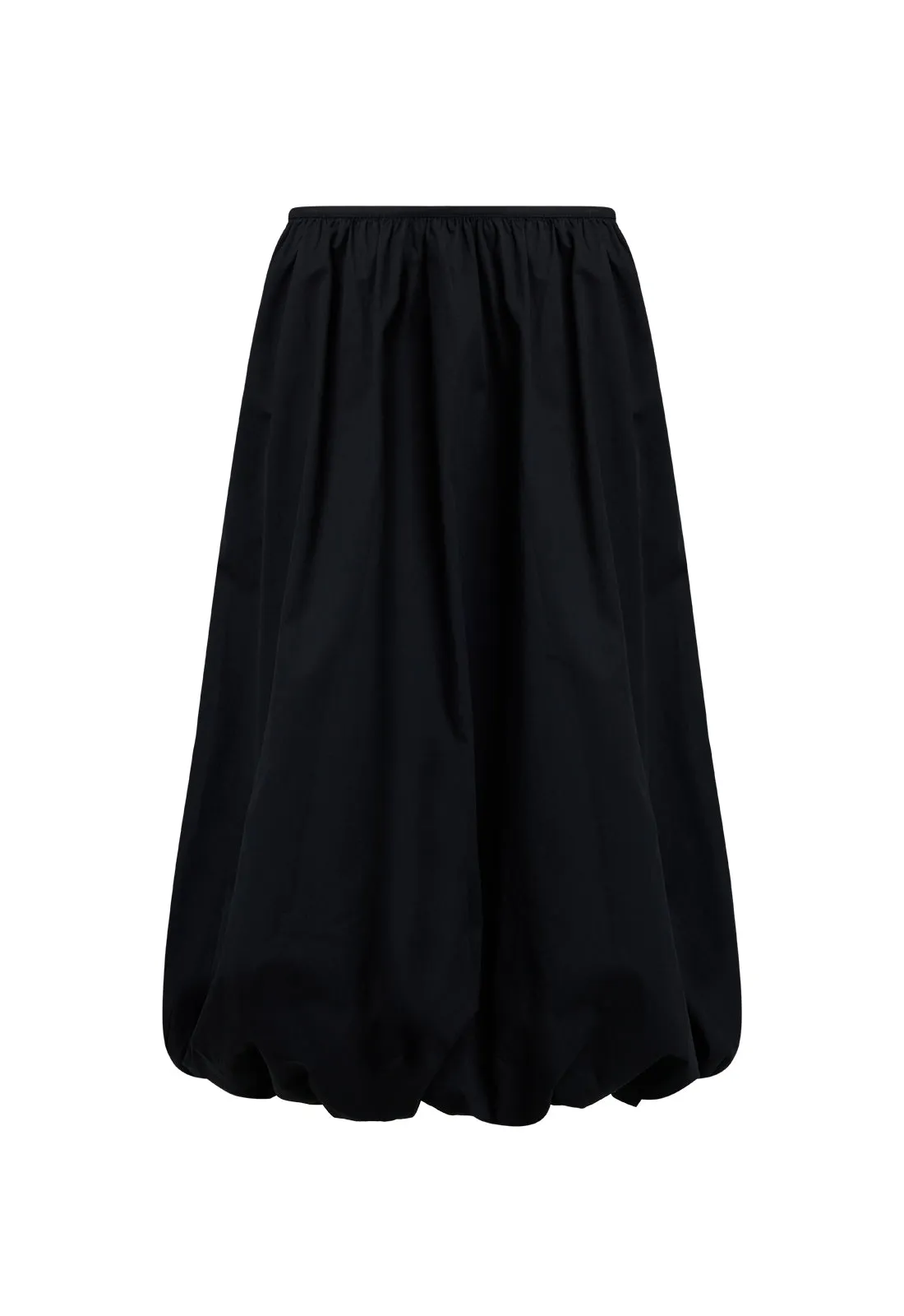 INTUITION BUBBLE MIDI SKIRT - ONYX