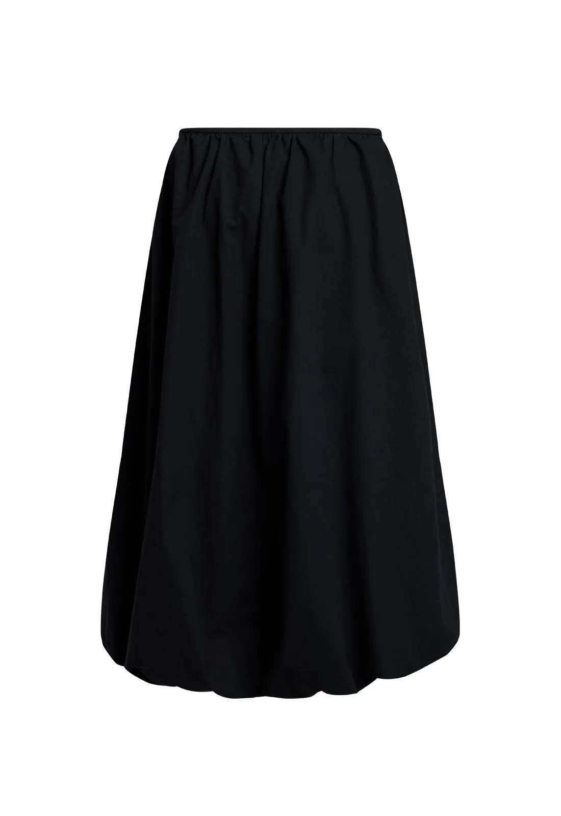 INTUITION BUBBLE MIDI SKIRT - ONYX