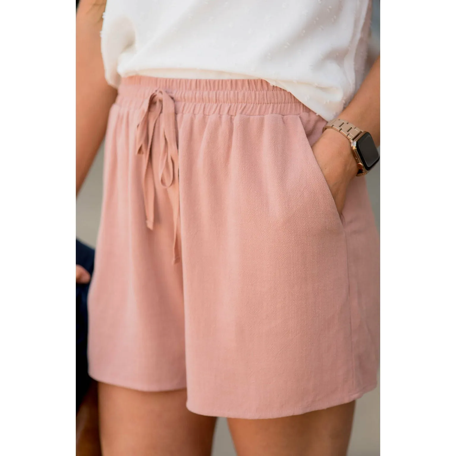 Lightweight Drawstring Shorts