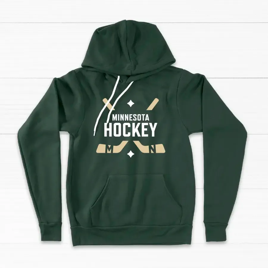 Minnesota Hockey Unisex Lightweight Hoodie