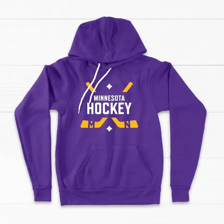 Minnesota Hockey Unisex Lightweight Hoodie