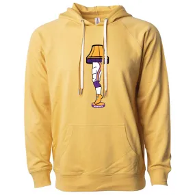 Minnesota Pro Football Holiday Leg Lamp Lightweight Hoodie