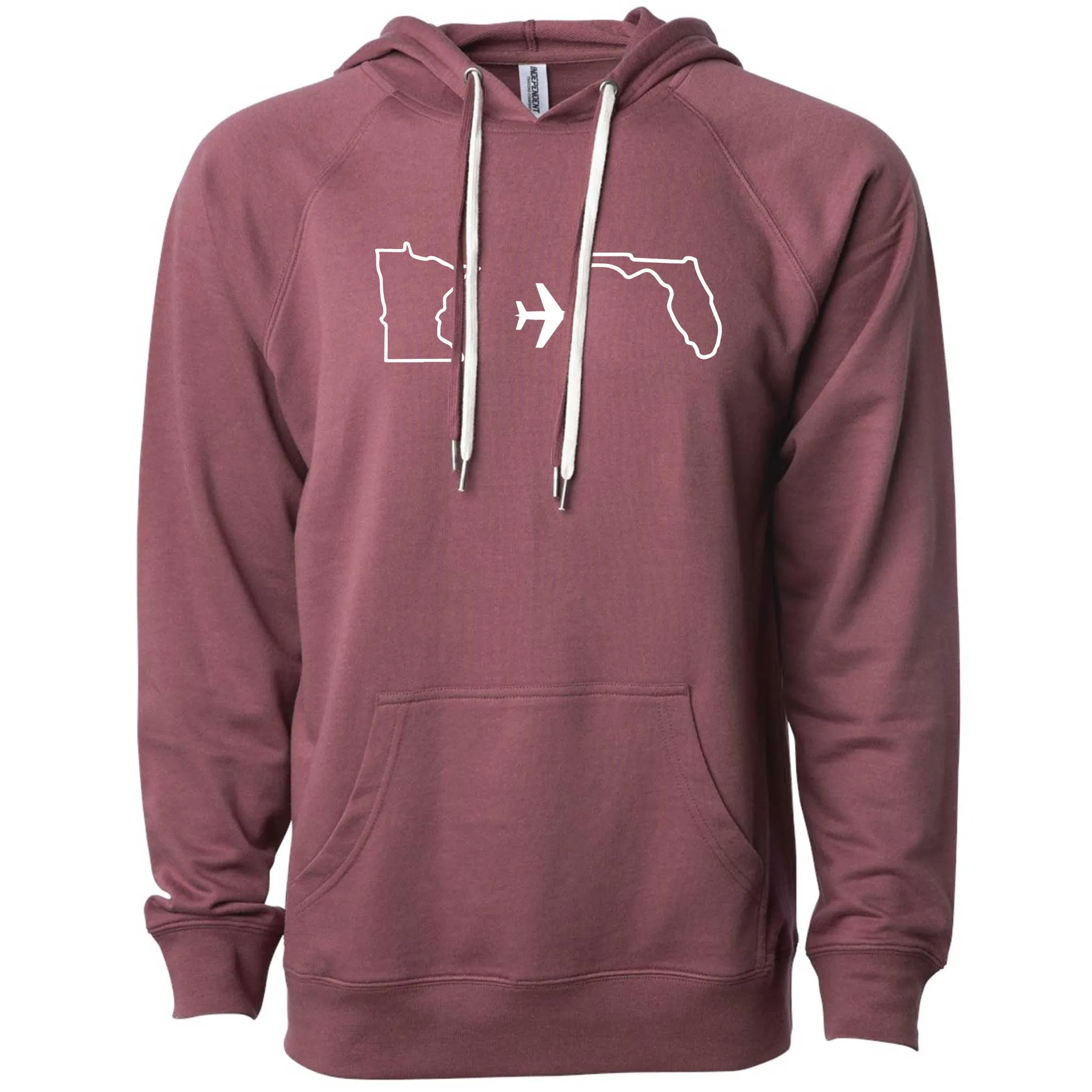 Minnesota to Florida Lightweight Hoodie