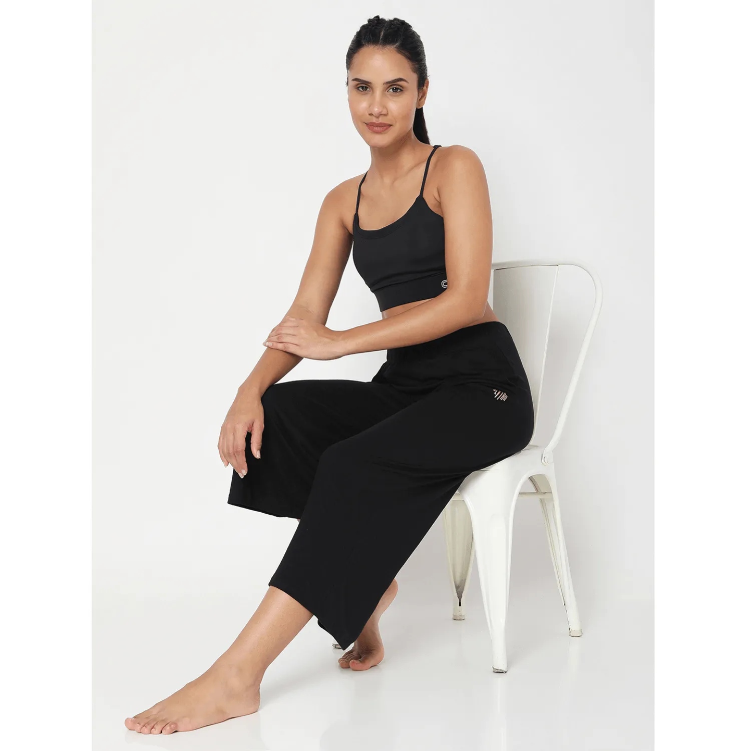 Modal Lounge Culottes Black