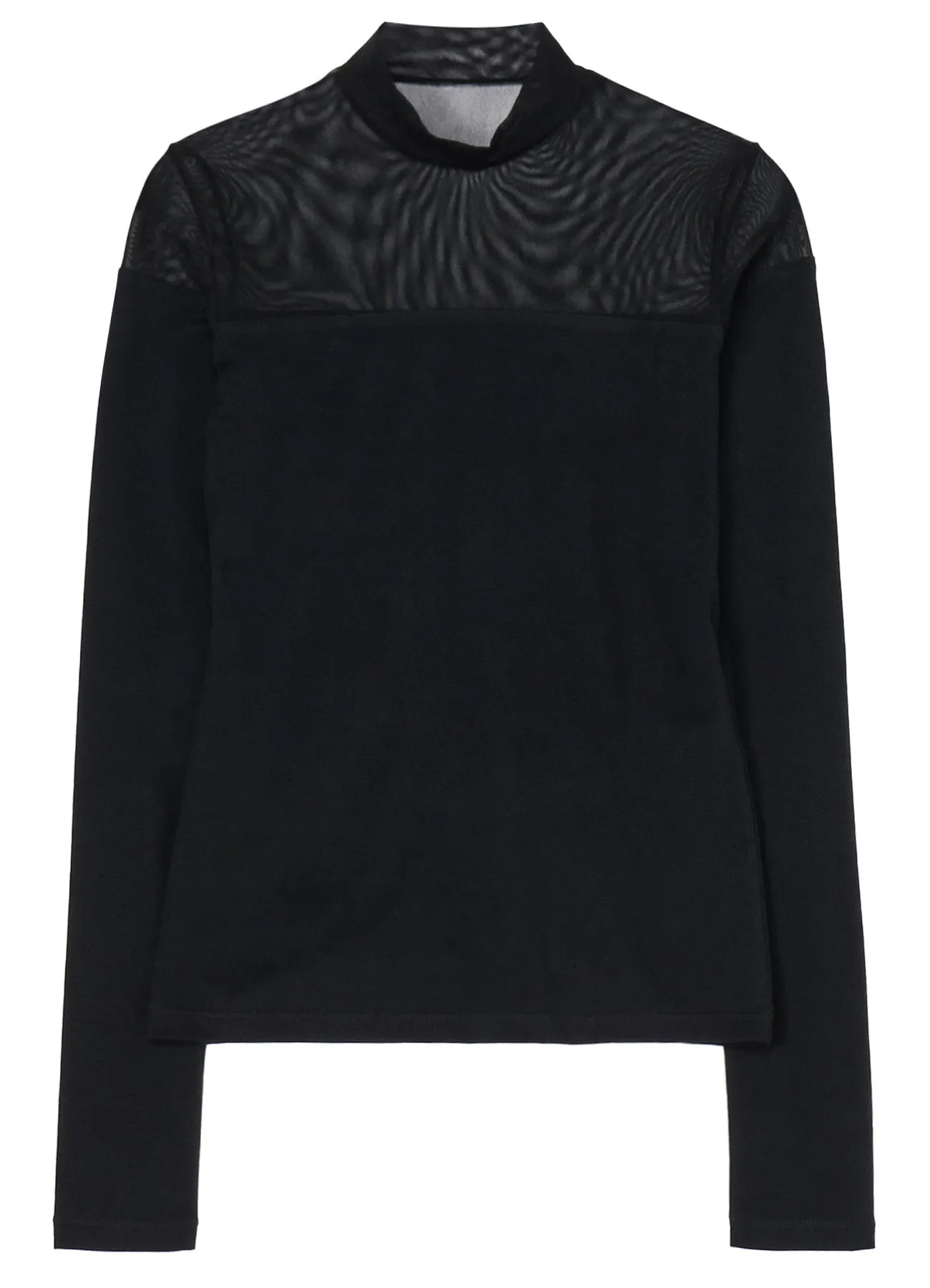 PANELED HIGH NECK PULLOVER