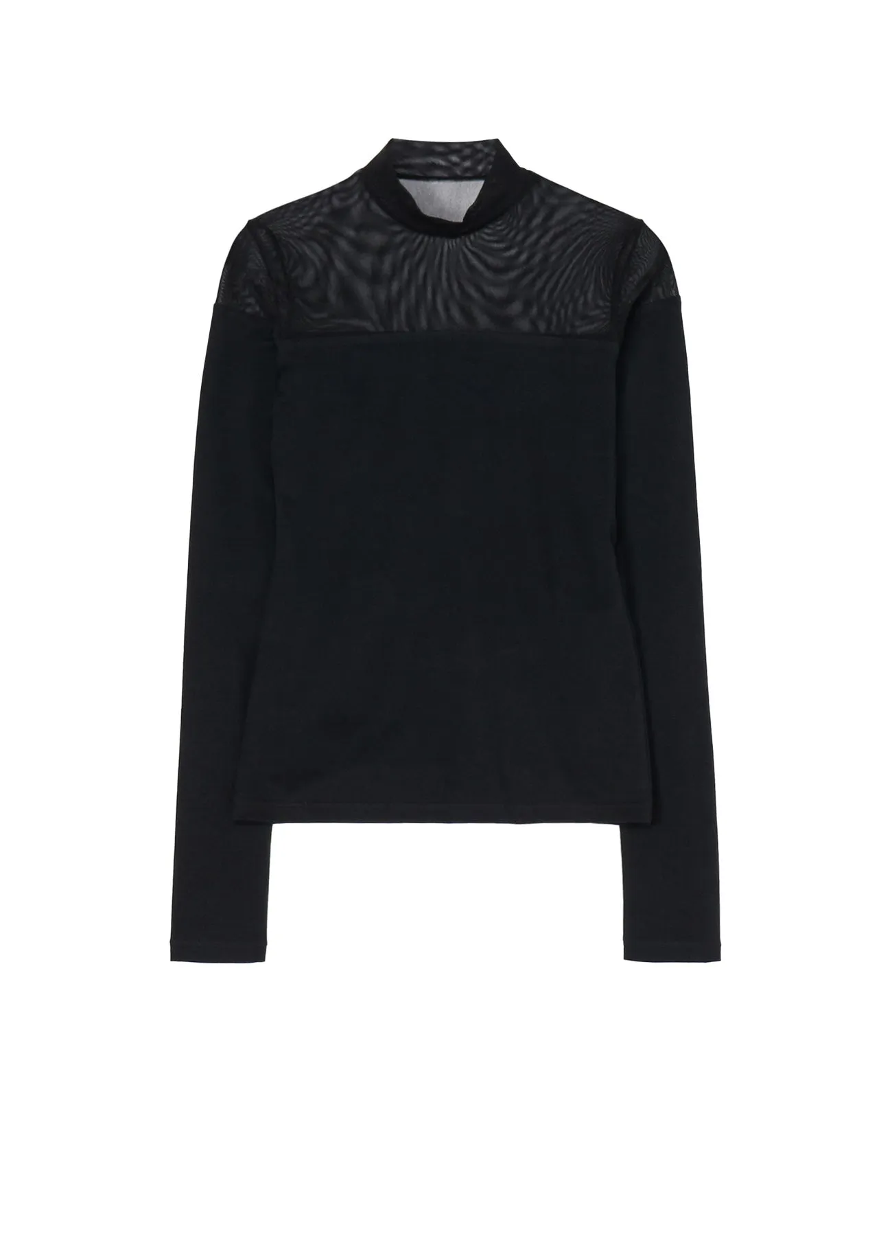 PANELED HIGH NECK PULLOVER