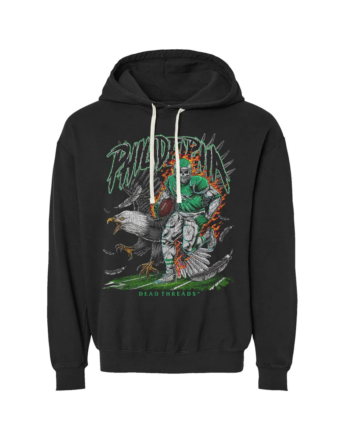 PHILADELPHIA FOOTBALL v2 - LIGHTWEIGHT HOODIE