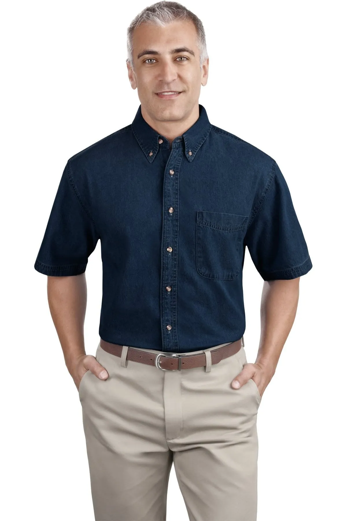 Port & Company Short Sleeve Value Denim Shirt