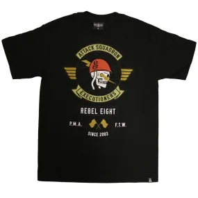 Rebel8 Attack Squadron Executioners T-shirt Black