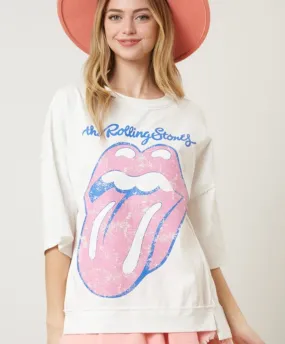 Rolling Stones Graphic Oversized Tee