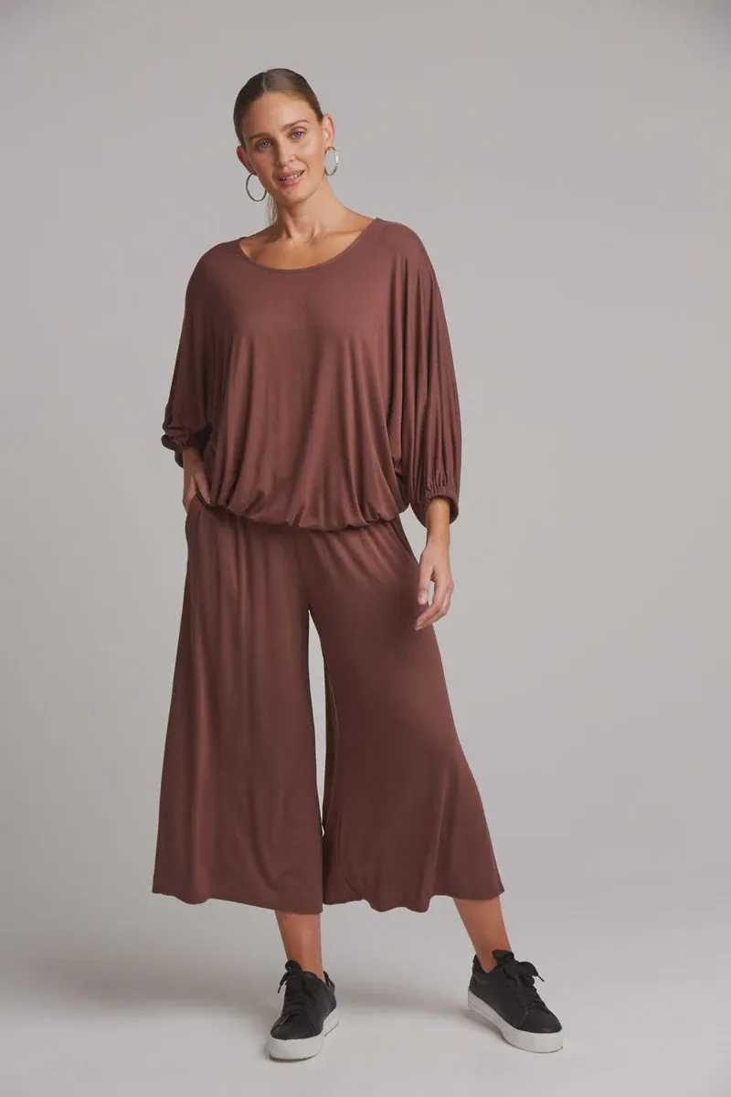 Studio Jersey Relaxed Top / Mocha