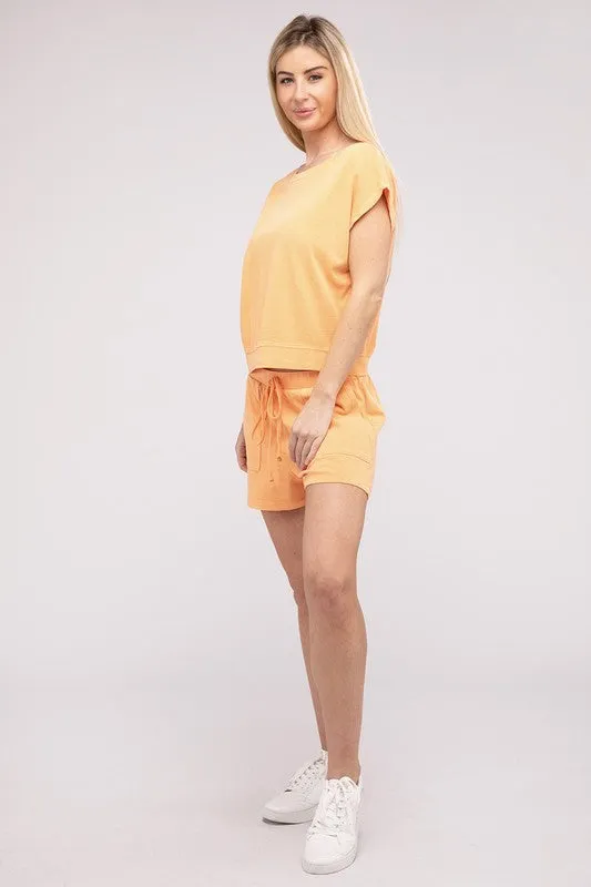 TEEK - Matching Top and Shorts Set