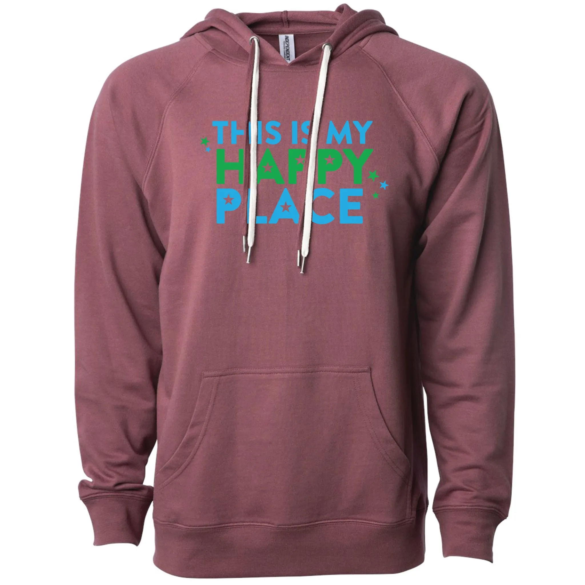 This Is My Happy Place Minnesota Lightweight Hoodie