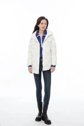 White Short Down Jacket